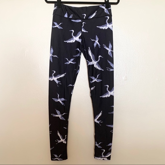 Carbon38 Aiko Crane Bird Print 